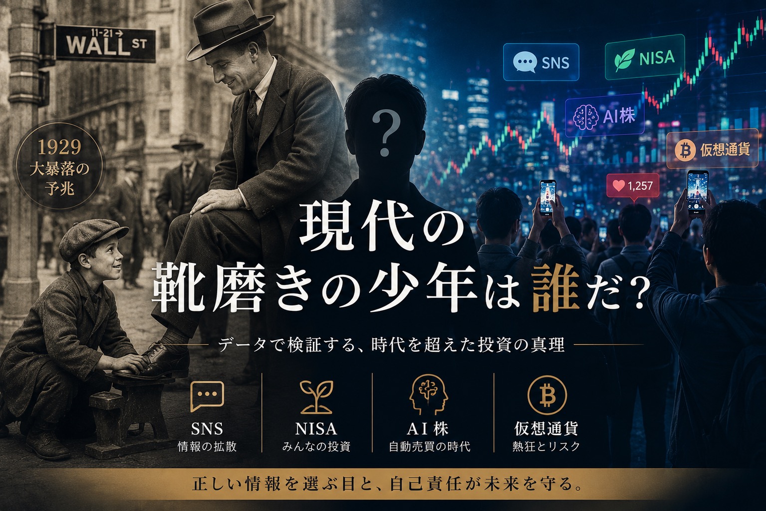 現代の靴磨きの少年は誰だ？——情報過多の時代に「天井サイン」を見極める