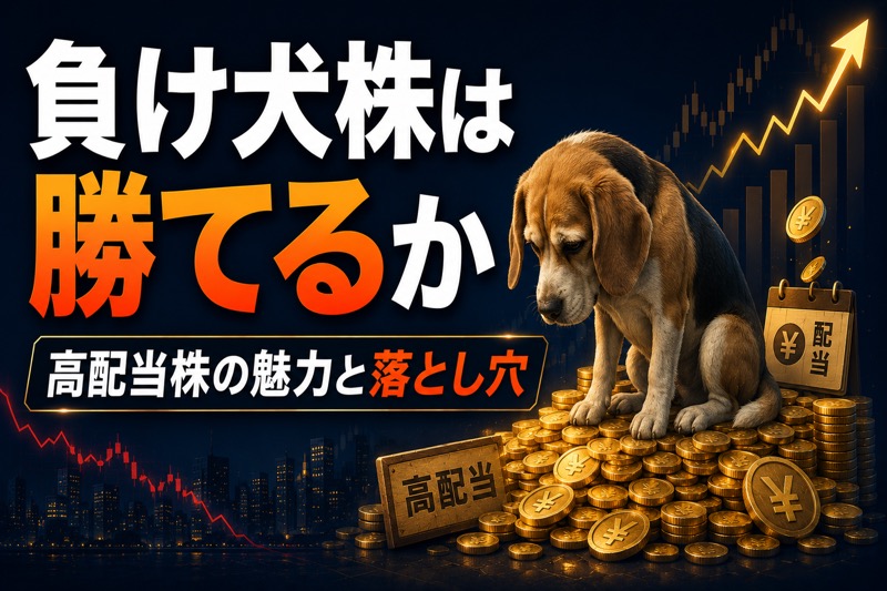 「負け犬」と呼ばれる株が、なぜ勝てるのか――高配当株「ダウの負け犬」の魅力と落とし穴