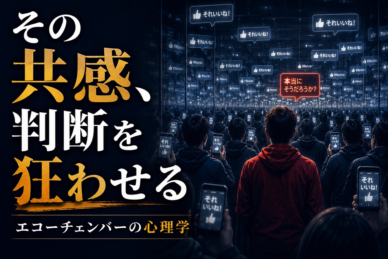「みんなそう言ってる」が一番危ない——投資と人生を狂わせるエコーチェンバーの正体