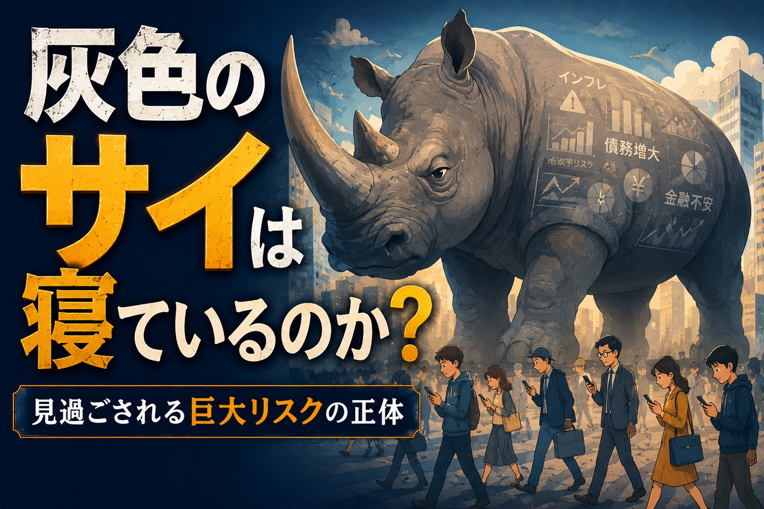 「灰色のサイ」は誰の目にも見えているのに——見過ごされる巨大リスクの正体