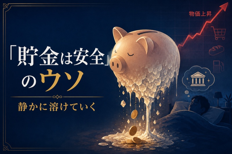 「貯金しなさい」は正しいのか――"安全なはずの貯金"に潜むインフレの罠