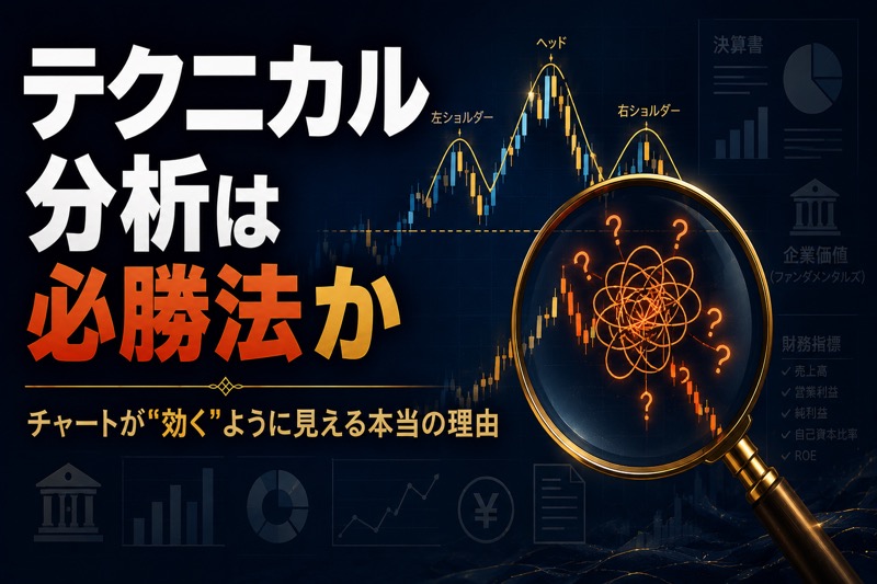 テクニカル分析は必勝法か――チャートが「効く」ように見える本当の理由